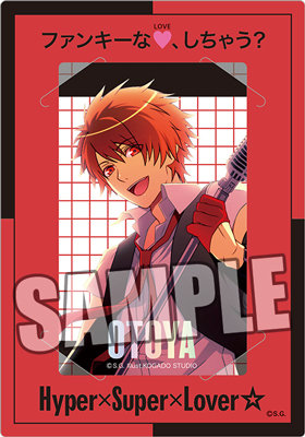 うたの☆プリンスさまっ♪ カスタマイズビジュアルカードコレクション SHUFFLE UNIT CD Ver. <ビジュアルカード>約縦91×横55mm(名刺サイズ)、<カスタマイズシート>約縦127×横89mm(L判ブロマイドサイズ)