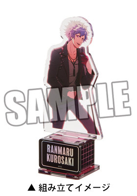 うたの☆プリンスさまっ♪ アクリルスタンド SHUFFLE UNIT CD Ver.「黒崎蘭丸」 約縦130×横170×厚さ3mm