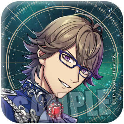 【調整分】うたの☆プリンスさまっ♪ ALL STAR STAGE -MUSIC UNIVERSE- トレーディングスクエア缶バッジ「RAGING」 58mm角