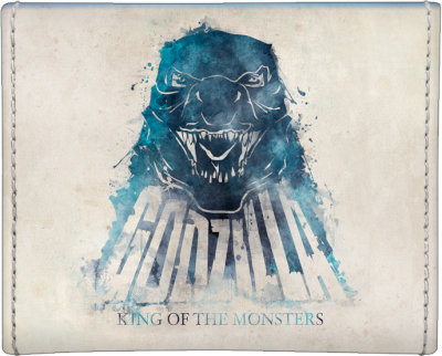 合皮製デッキケース ゴジラ キング・オブ・モンスターズ「ゴジラ」 (外寸)約幅108×高88×厚94mm、(内寸)約幅102×高78×厚78mm