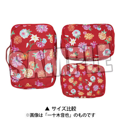 うたの☆プリンスさまっ♪ K.M☆U.P Summer Bloom トラベルポーチ3個セット 「寿 嶺二」 <大>約縦250×横370×厚さ120mm、<中>約縦190×横295×厚さ120mm、<小>約縦180×横240×厚さ110mm