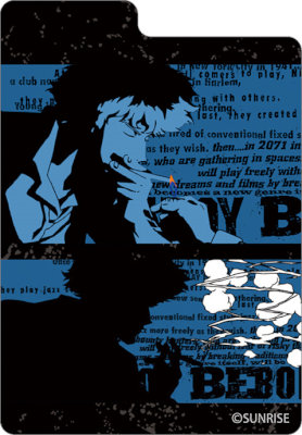 キャラクターデッキケースW カウボーイビバップ「スパイク」 (外寸)約幅150×高98×厚65mm、(内箱内寸)約幅70×高96×厚60mm(2個入り)、(セパレーター)約幅66×高87×ミミ8mm(4枚入り)