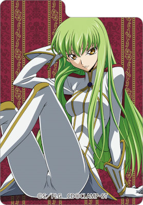 キャラクターデッキケースW コードギアス 反逆のルルーシュ「C.C.」 (外寸)約幅150×高98×厚65mm、(内箱内寸)約幅70×高96×厚60mm(2個入り)、(セパレーター)約幅66×高87×ミミ8mm(4枚入り)