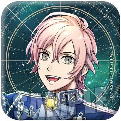 【調整分】うたの☆プリンスさまっ♪ ALL STAR STAGE -MUSIC UNIVERSE- トレーディングスクエア缶バッジ「RAGING」 58mm角