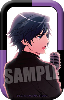 うたの☆プリンスさまっ♪ トレーディングスクエア缶バッジ SHUFFLE UNIT CD Ver. 約縦70×横40mm