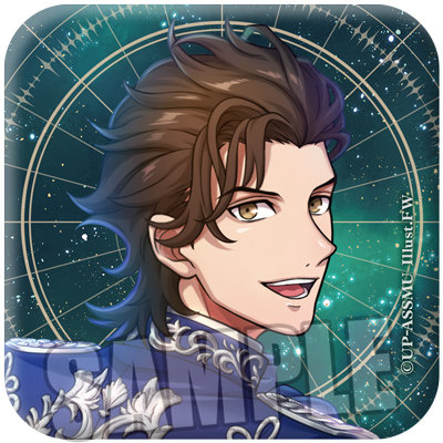 【調整分】うたの☆プリンスさまっ♪ ALL STAR STAGE -MUSIC UNIVERSE- トレーディングスクエア缶バッジ「RAGING」 58mm角