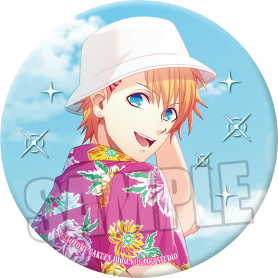 うたの☆プリンスさまっ♪ トレーディングジュエリー缶バッジ Summer Bloom Ver. 直径54mm