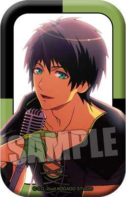 うたの☆プリンスさまっ♪ トレーディングスクエア缶バッジ SHUFFLE UNIT CD Ver. 約縦70×横40mm