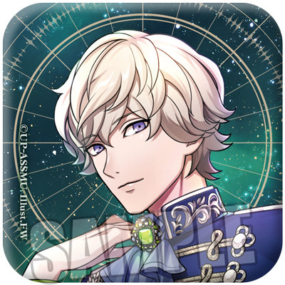 【調整分】うたの☆プリンスさまっ♪ ALL STAR STAGE -MUSIC UNIVERSE- トレーディングスクエア缶バッジ「RAGING」 58mm角