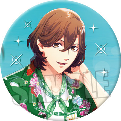 うたの☆プリンスさまっ♪ トレーディングジュエリー缶バッジ Summer Bloom Ver. 直径54mm