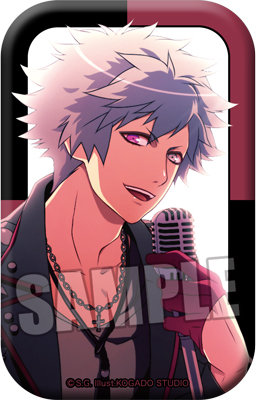 うたの☆プリンスさまっ♪ トレーディングスクエア缶バッジ SHUFFLE UNIT CD Ver. 約縦70×横40mm