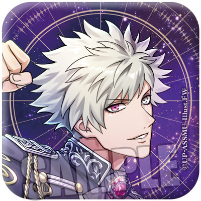 【調整分】うたの☆プリンスさまっ♪ ALL STAR STAGE -MUSIC UNIVERSE- トレーディングスクエア缶バッジ「SHINING」 58mm角