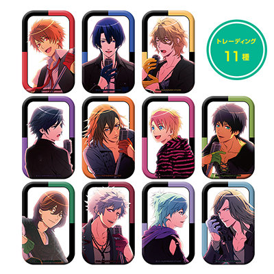 うたの☆プリンスさまっ♪ トレーディングスクエア缶バッジ SHUFFLE UNIT CD Ver. 約縦70×横40mm