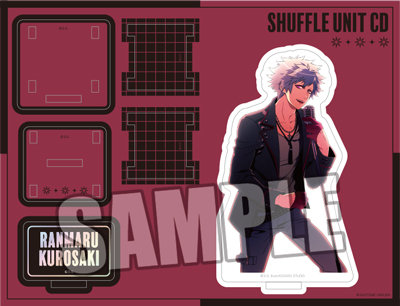 うたの☆プリンスさまっ♪ アクリルスタンド SHUFFLE UNIT CD Ver.「黒崎蘭丸」 約縦130×横170×厚さ3mm