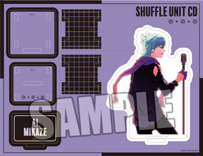 うたの☆プリンスさまっ♪ アクリルスタンド SHUFFLE UNIT CD Ver.「美風 藍」 約縦130×横170×厚さ3mm