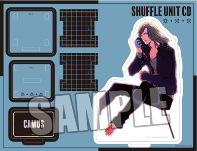 うたの☆プリンスさまっ♪ アクリルスタンド SHUFFLE UNIT CD Ver.「カミュ」 約縦130×横170×厚さ3mm