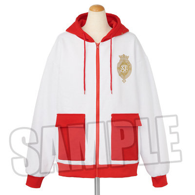 【調整分】うたの☆プリンスさまっ♪ ALL STAR STAGE -MUSIC UNIVERSE- アイドルフードパーカー「一十木音也」 フリーサイズ:着丈72cm、身幅56.5cm、肩幅59cm、袖丈61cm