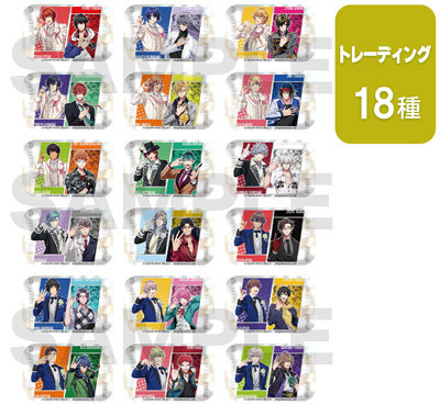 【10Packセット】トレーディングスクエア缶バッジ(うた☆プリ&ヒプマイSPコラボ)