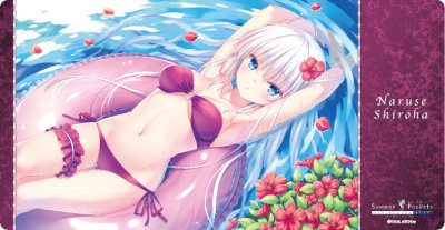 キャラクター万能ラバーマットスリム Summer Pockets REFLECTION BLUE「鳴瀬 しろは」水着Ver.