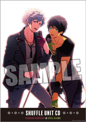 うたの☆プリンスさまっ♪ B3サイズ布ポスター SHUFFLE UNIT CD Ver.「蘭丸&セシル」